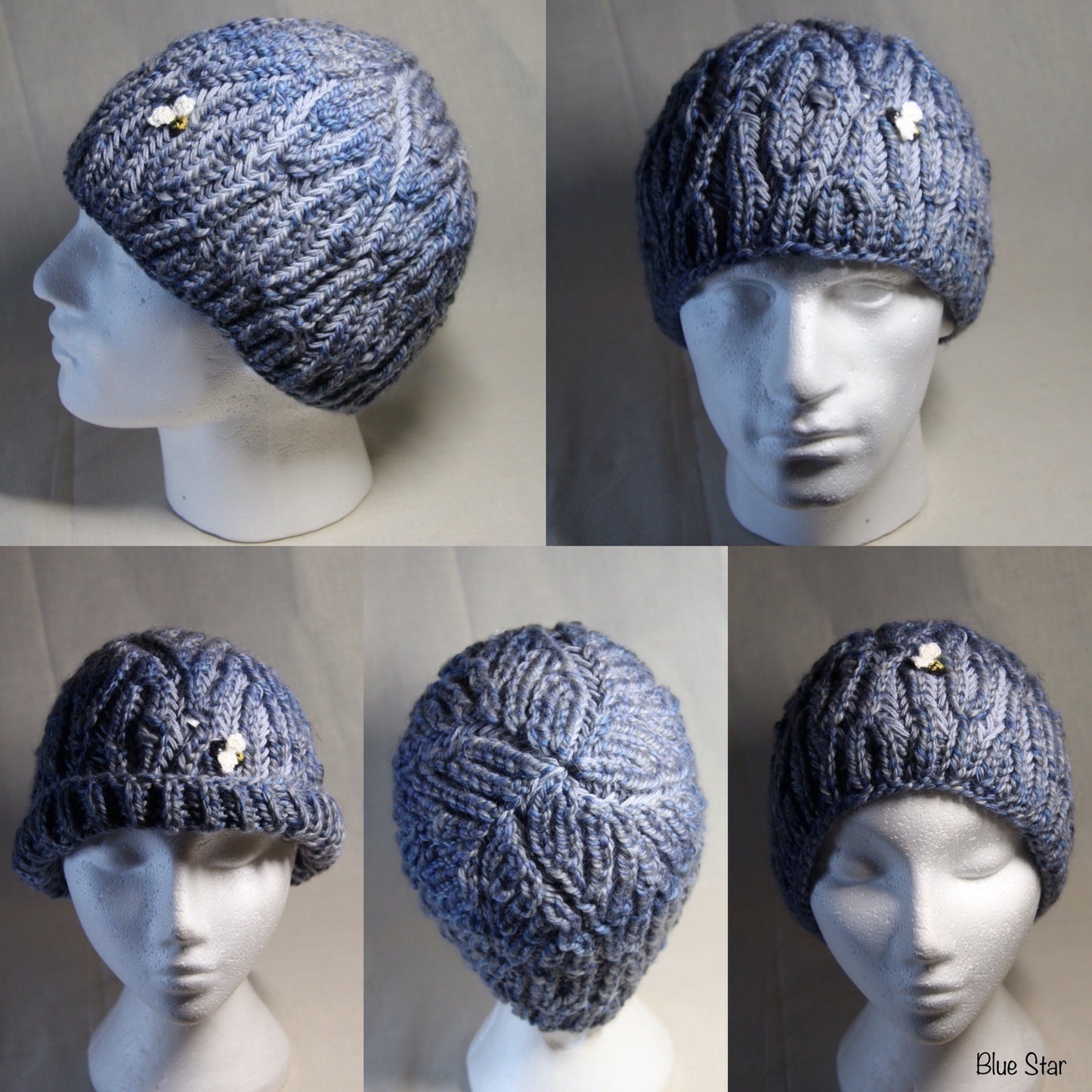 Blue Star Merino Bonnet