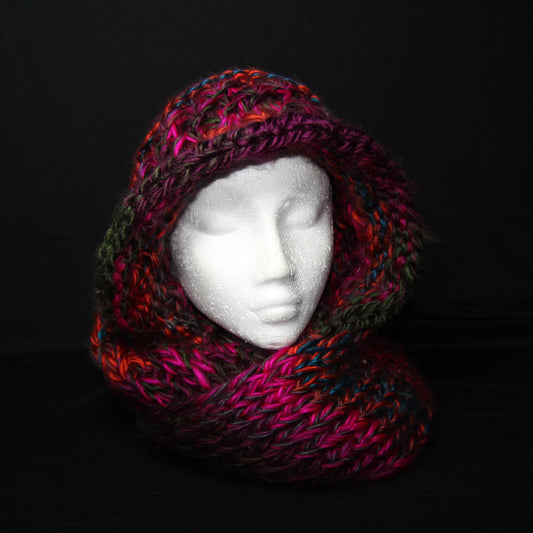 Tropics Hooded  Scarf -