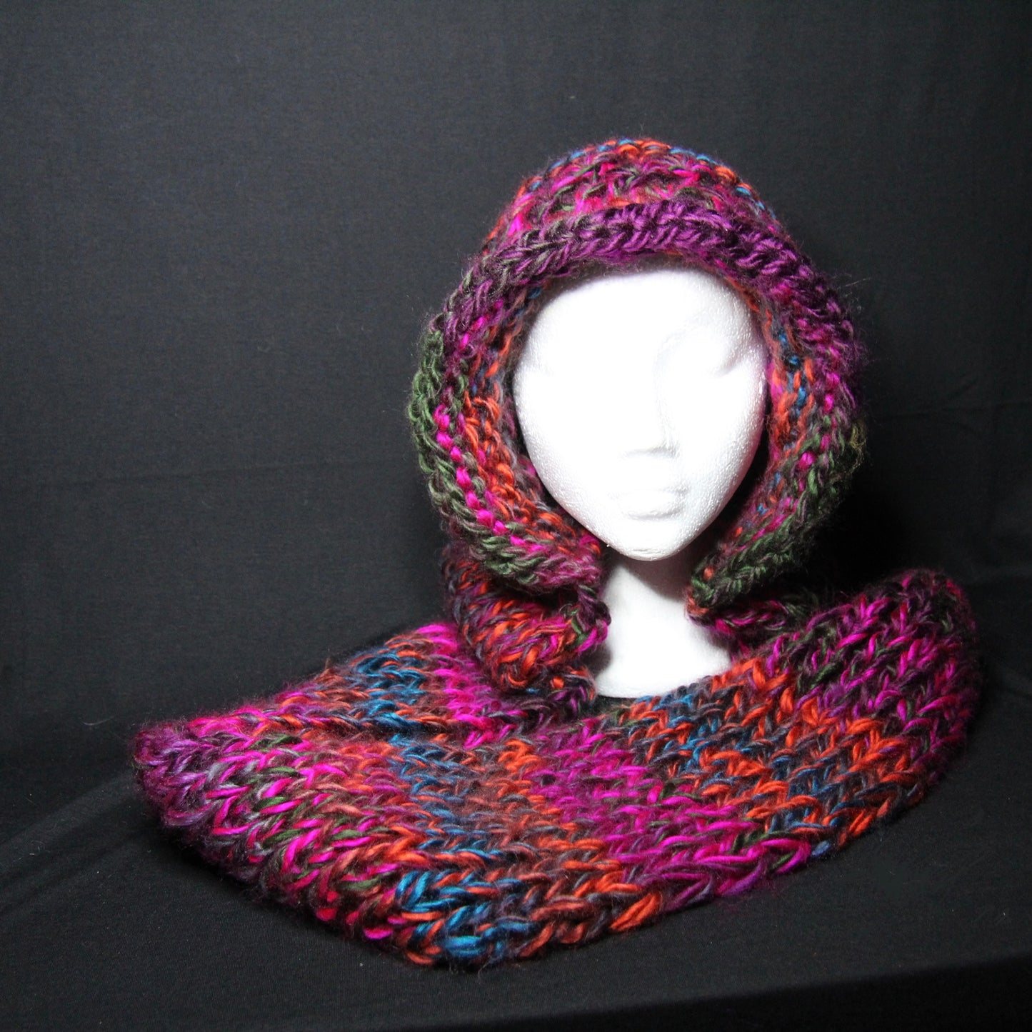 Tropics Hooded  Scarf -