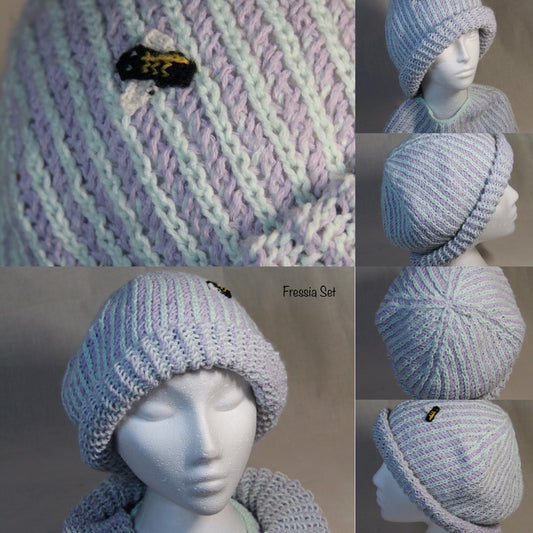 Fressia Bonnet & Cowl Set